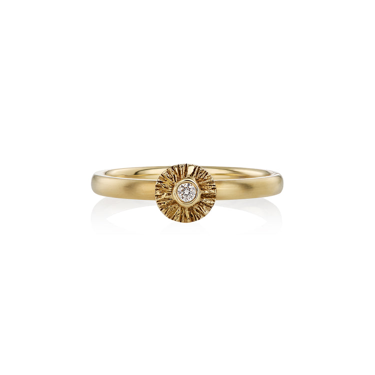 Ring with diamond Bud