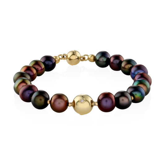 Juodų perlų apyrankė Saulė