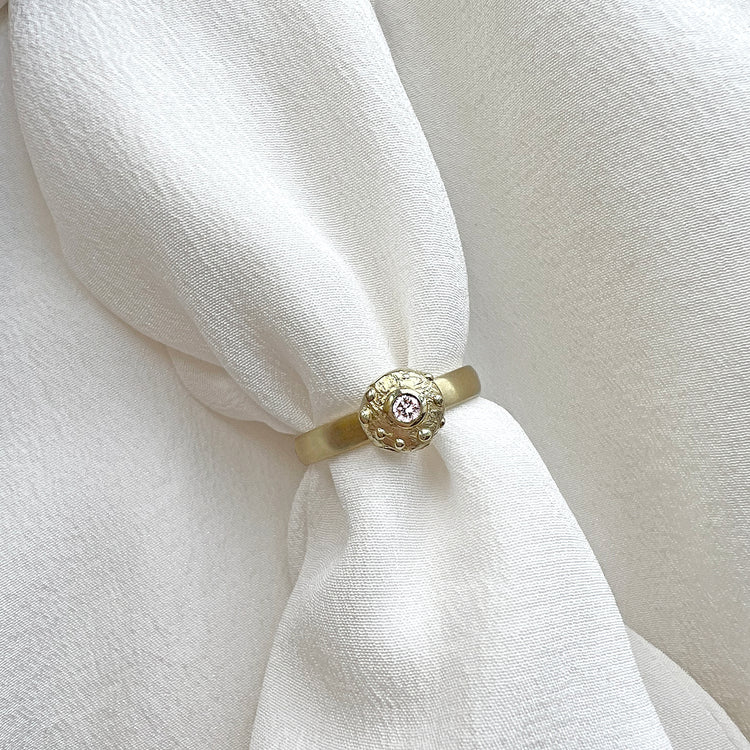Ring with diamond Bud