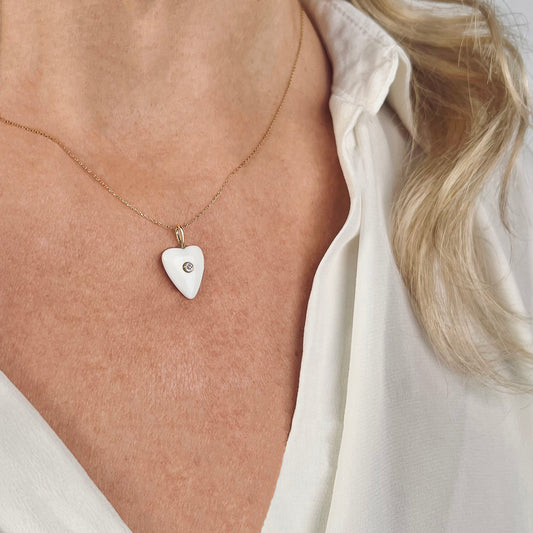 Gintaro Širdis Su Deimantu