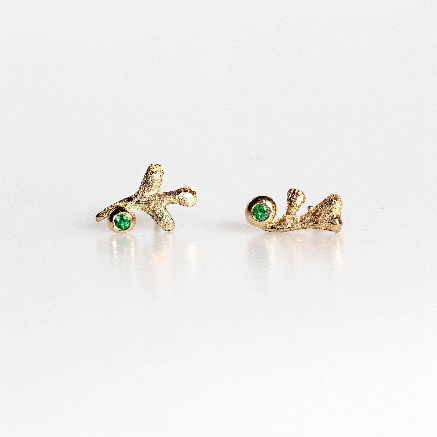 Ruth's earrings with Emeralds S