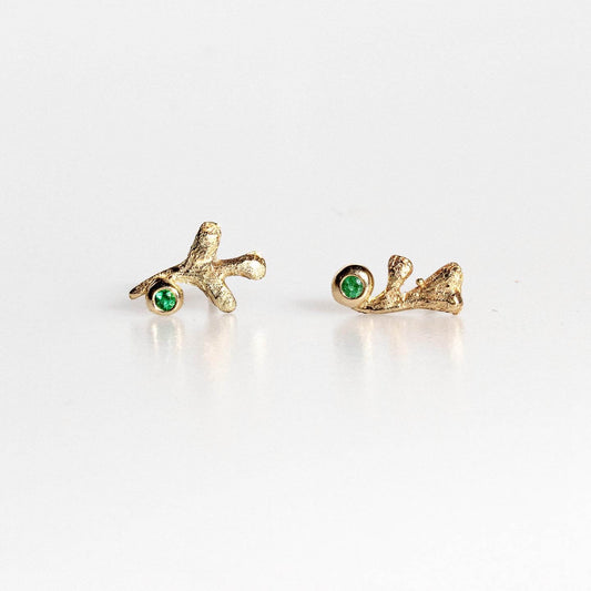 Ruth's earrings with Emeralds S