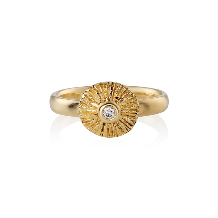 Ring with diamond Bud
