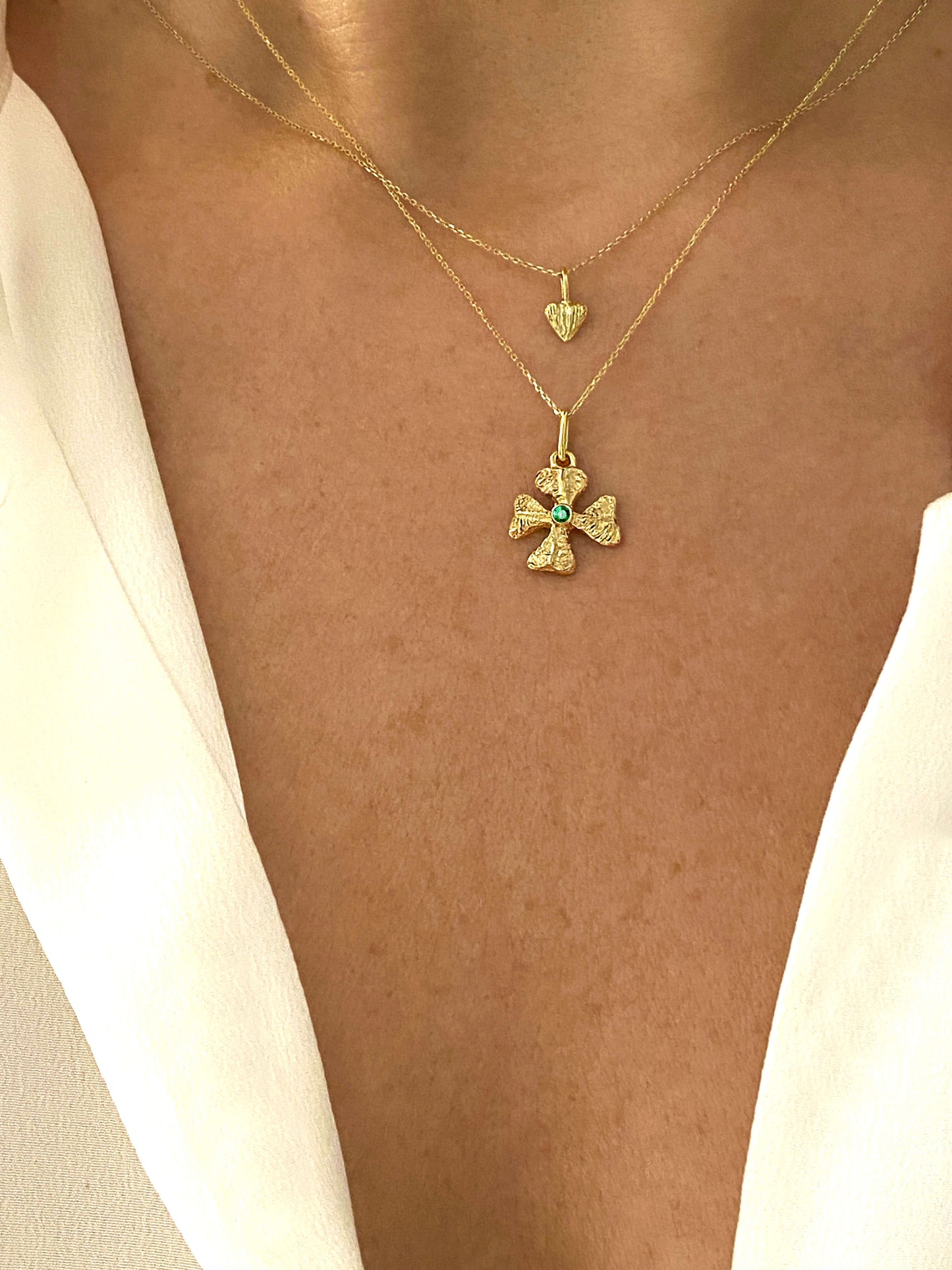 Necklace - Happiness Clover / M