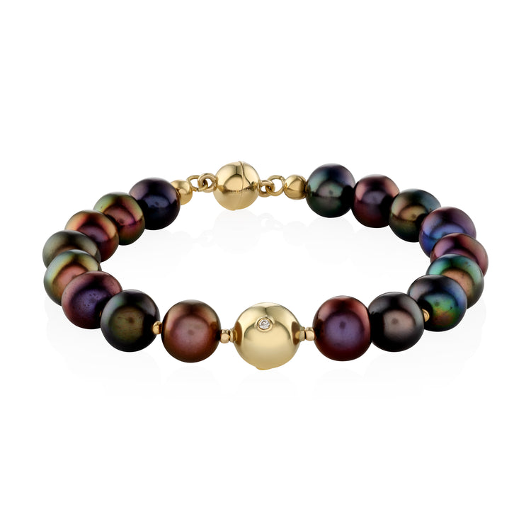 Juodų perlų apyrankė Saulė