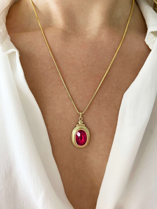 Necklace with Ruby