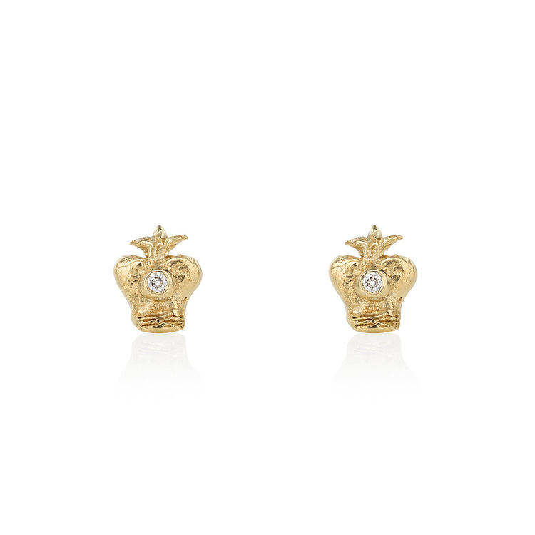 Crown earrings 