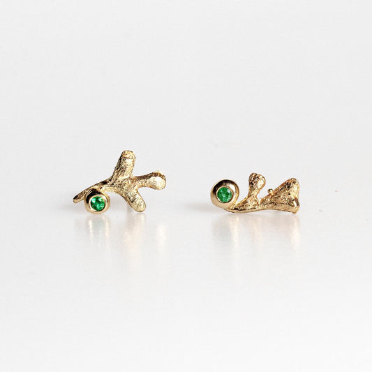 Earrings with emeralds Rue S