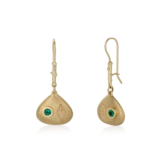 Earrings Grass Drops