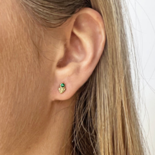 Earrings with emeralds Sirdys - Angelo Sparnai S