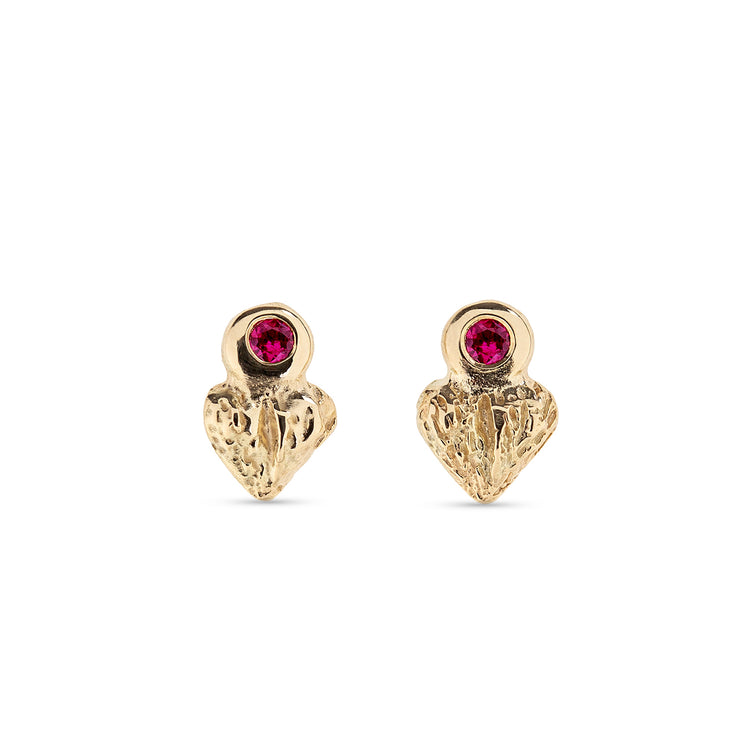 Earrings with rubies Sirdys - Angelo Sparnai S