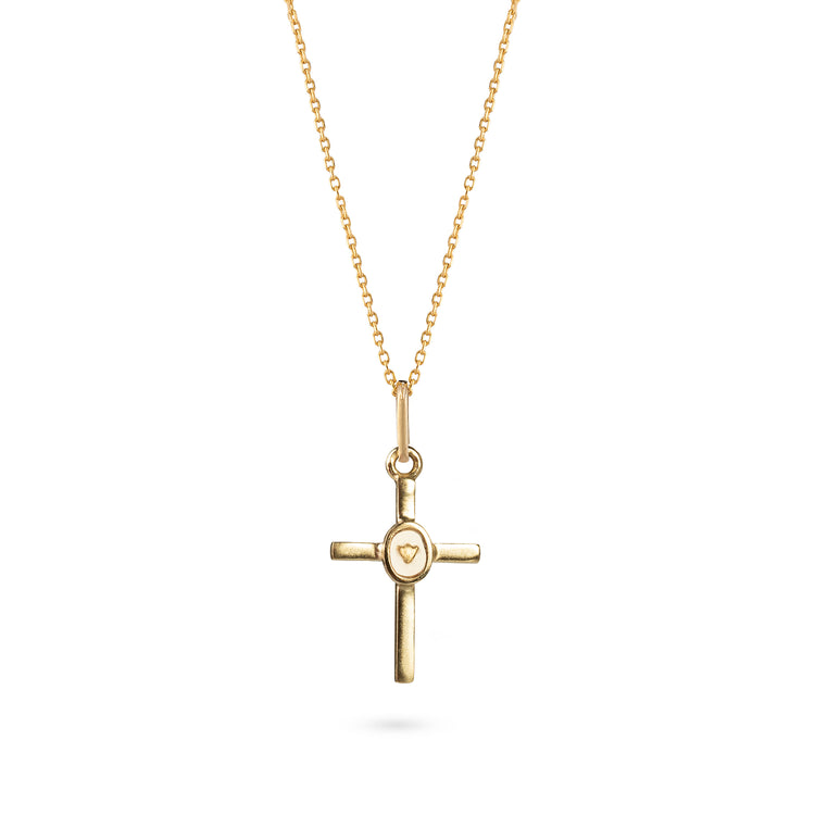 Pendant Cross With Lily